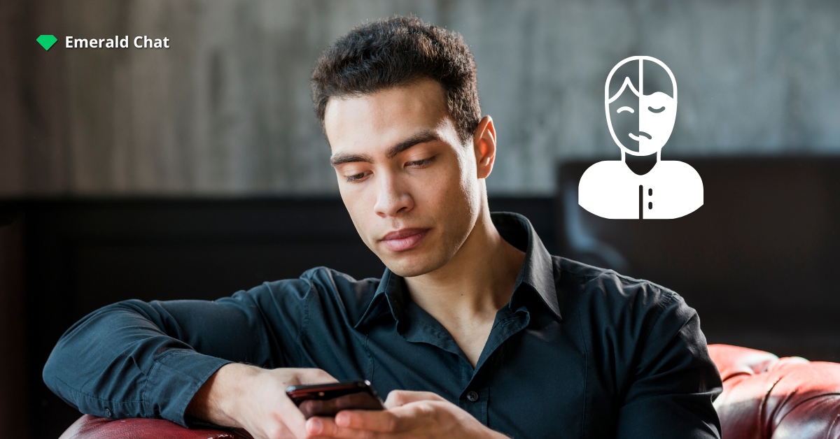 A person looking at his phone