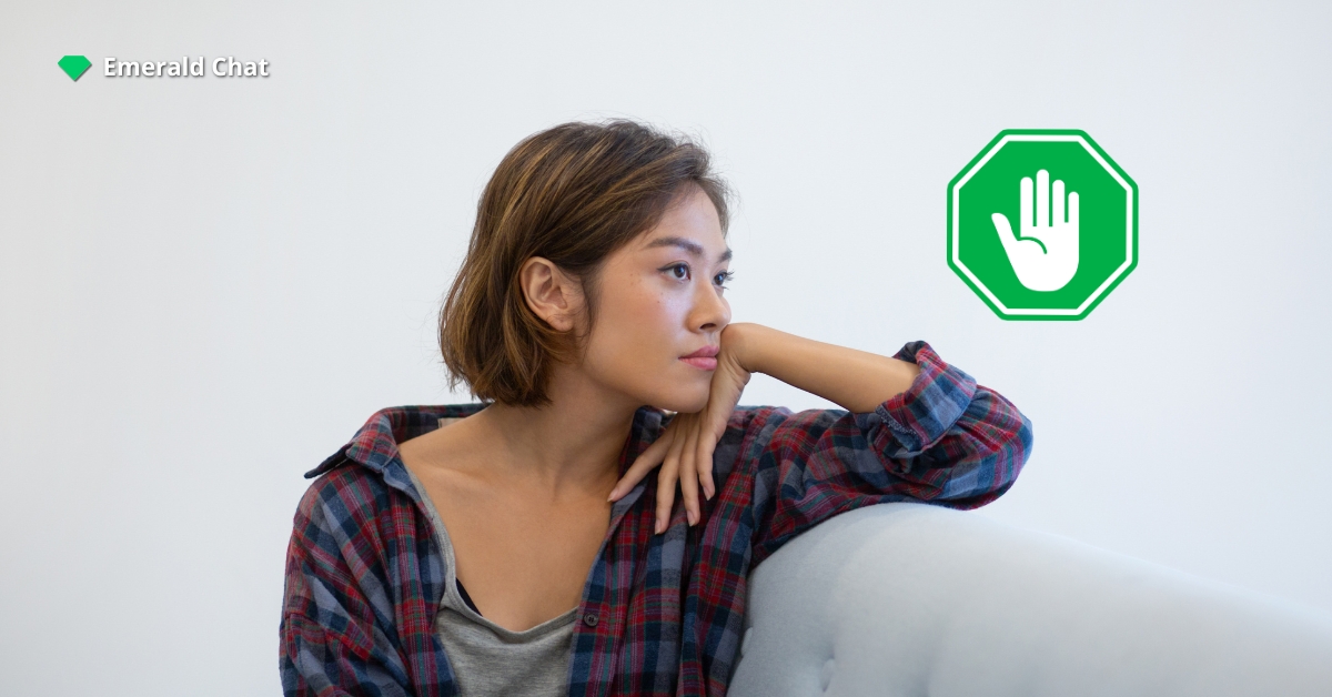 A woman who is thinking