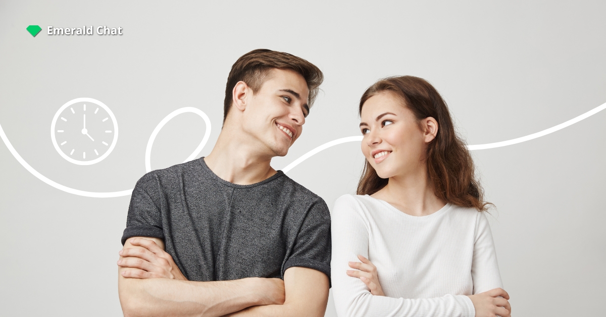 Two people who are connected