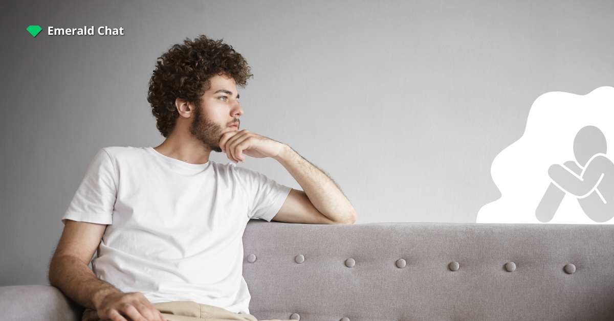 A man who is thinking