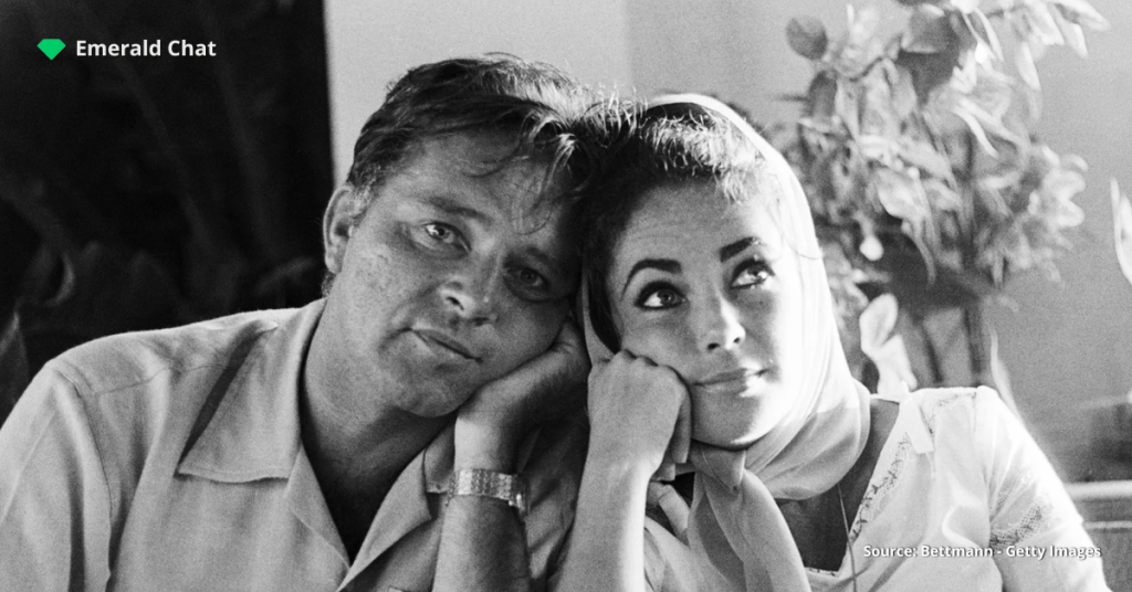 picture of Elizabeth Taylor and Richard Burton