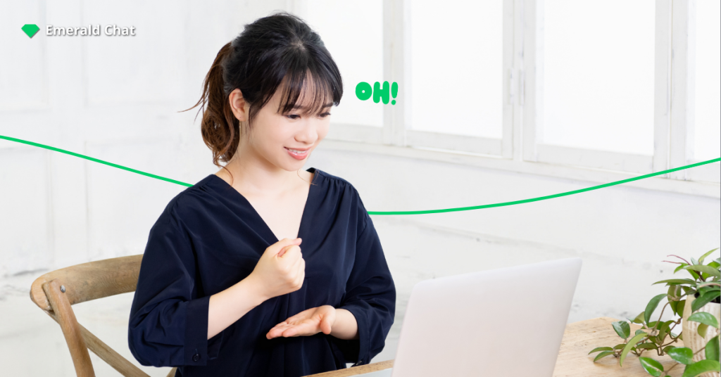 A woman with a question